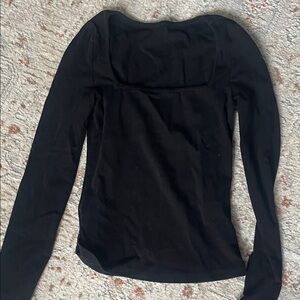 SHEIN Classic Black Long Sleeve Top